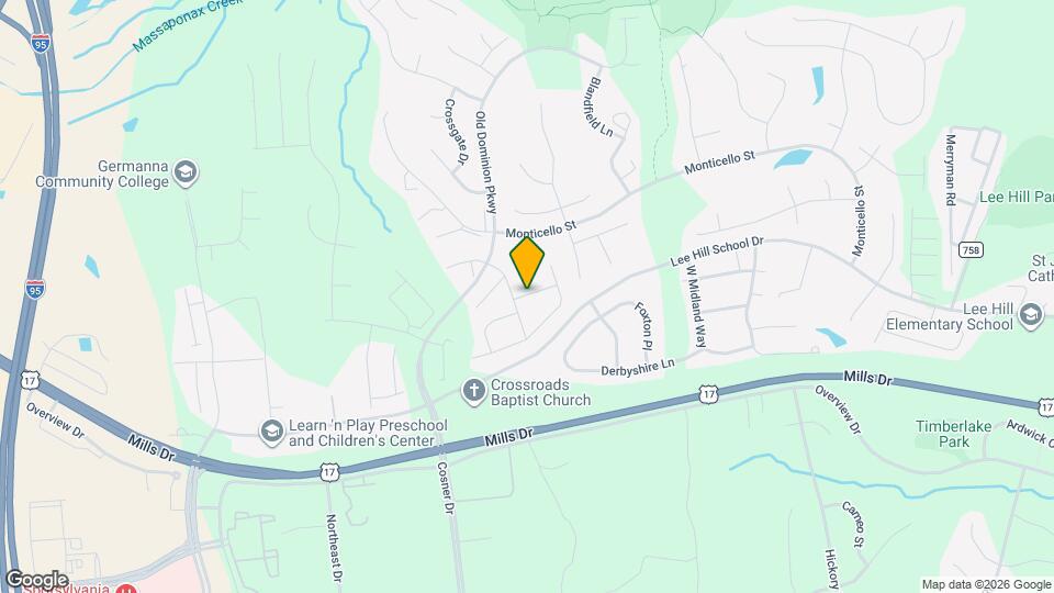 9214 St Andrews Ln Map and Location Details