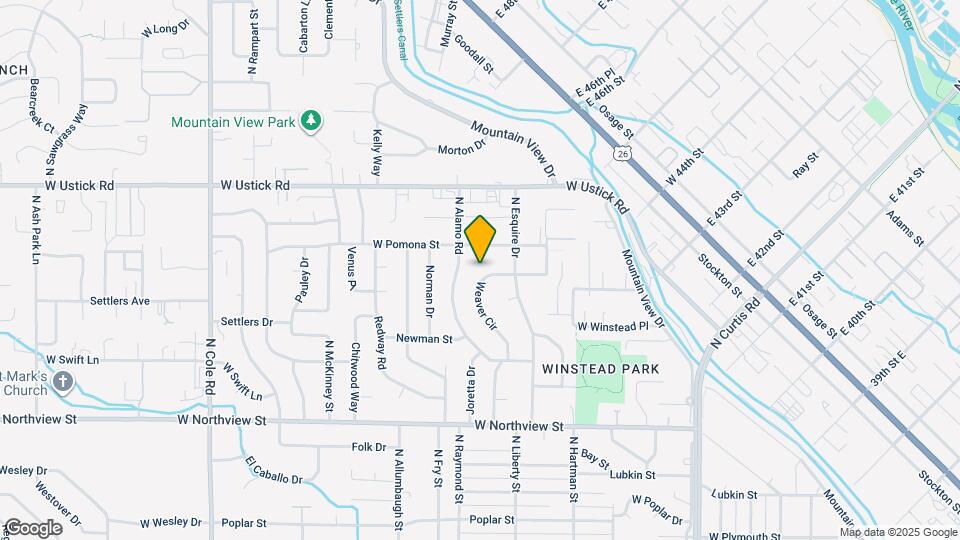 2821 N Weaver Cir Map and Location Details