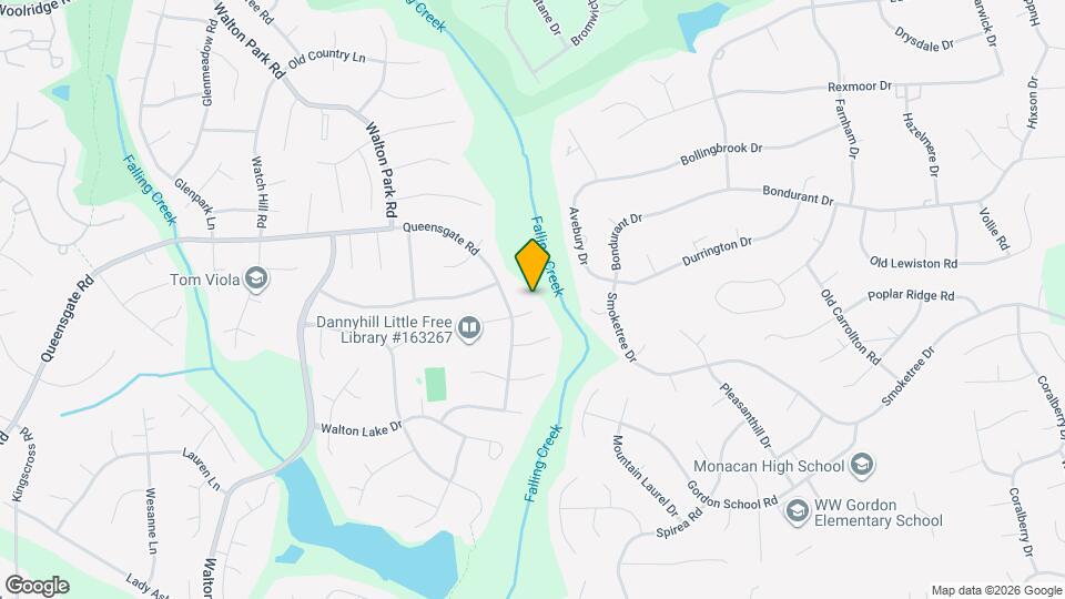 12402 Dannyhill Rd Map and Location Details