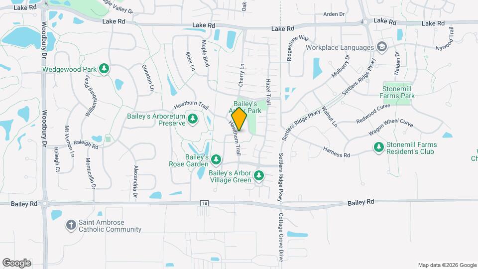 10772 Hawthorn Trail Map and Location Details