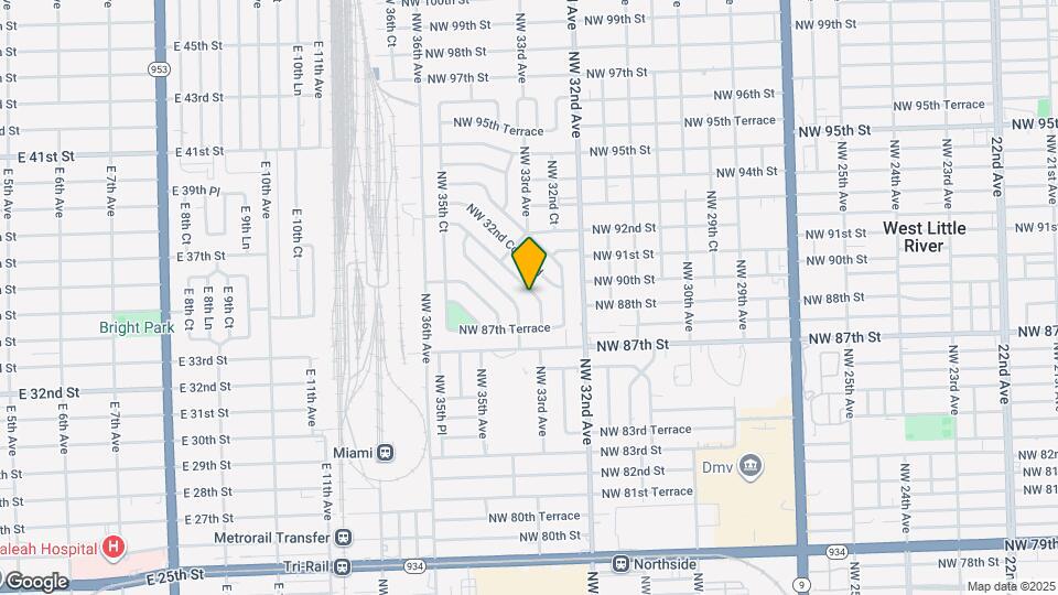 8900 NW 33rd Ave Map and Location Details