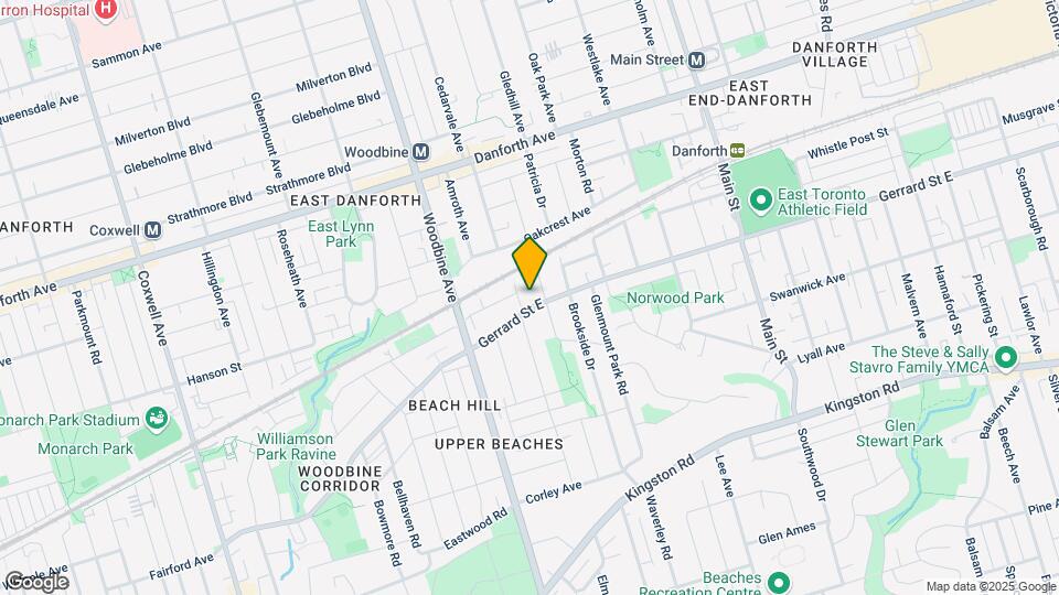 2066 Gerrard St E Map and Location Details
