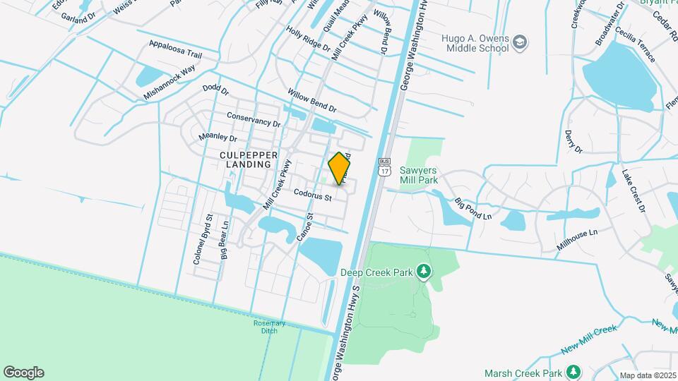 601 Muscadine Dr Map and Location Details