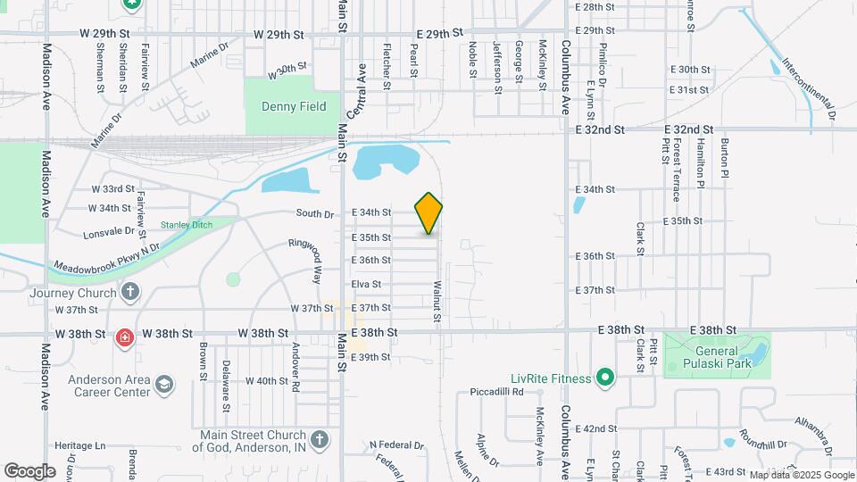 415 E 35th St Map and Location Details