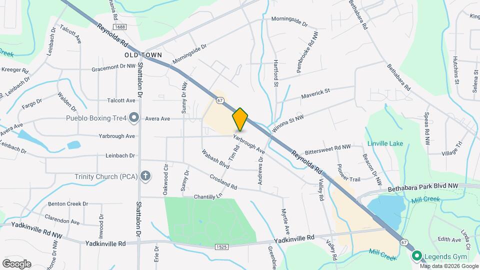 3721 Yarbrough Ave Map and Location Details