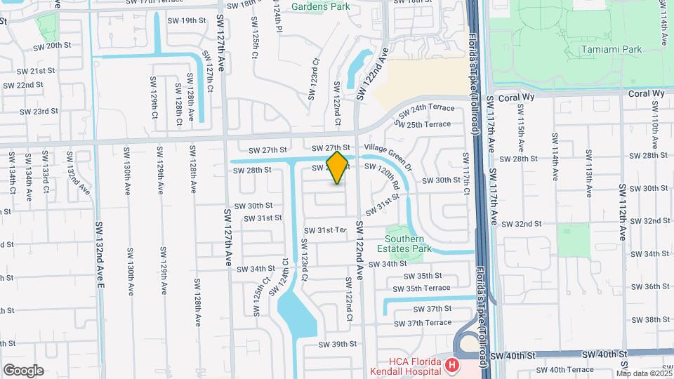 12245 SW 29th Terrace Map and Location Details