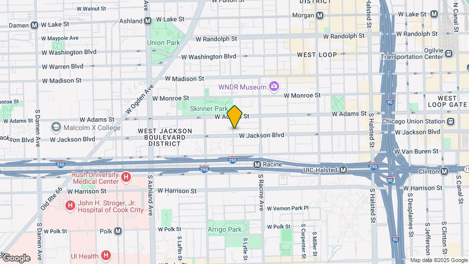 1258 W Jackson Blvd, Unit 2 Map and Location Details