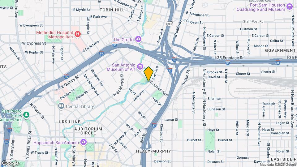 1023 Avenue B-Unit -2 Map and Location Details