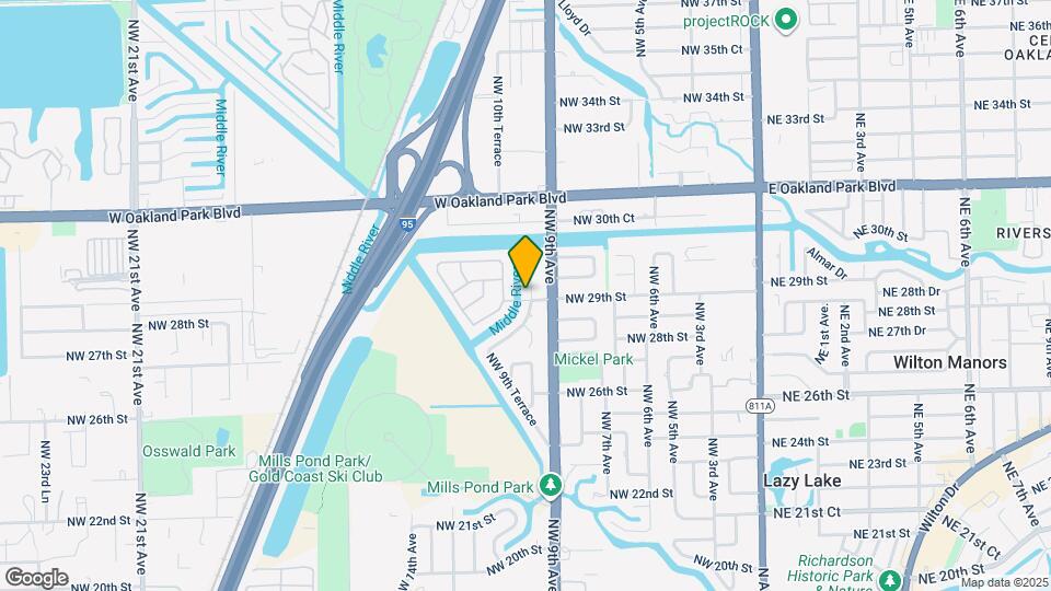 2901 NW 9th Terrace Map and Location Details