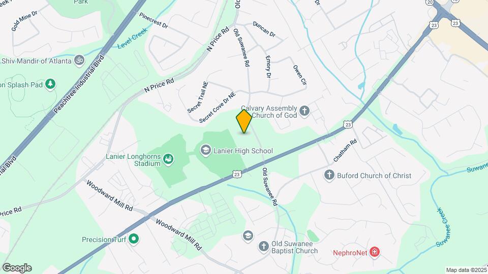 4344 Old Suwanee Rd Map and Location Details