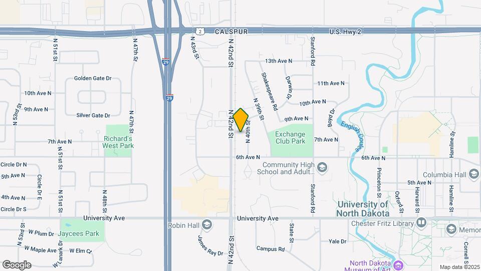 715 N 40th St Map and Location Details