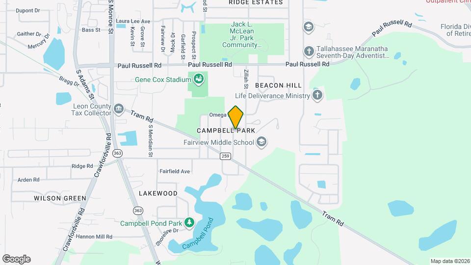 3417 Laura St Map and Location Details