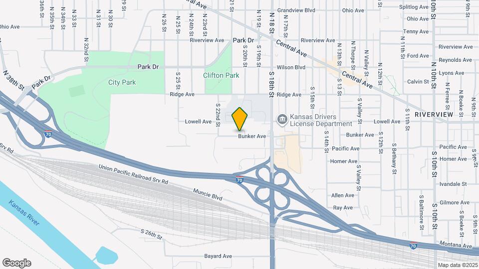 2010 Bunker Ave Map and Location Details