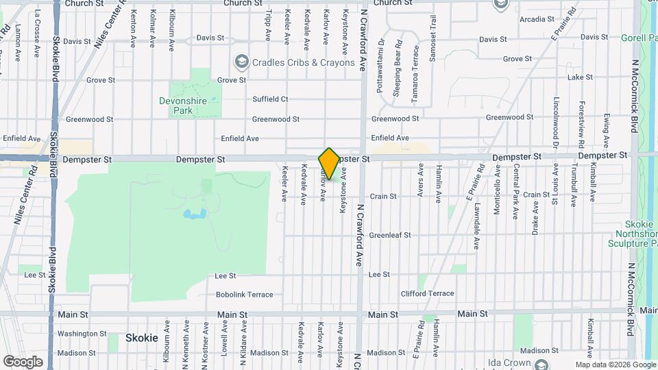 8717 Karlov Ave Map and Location Details