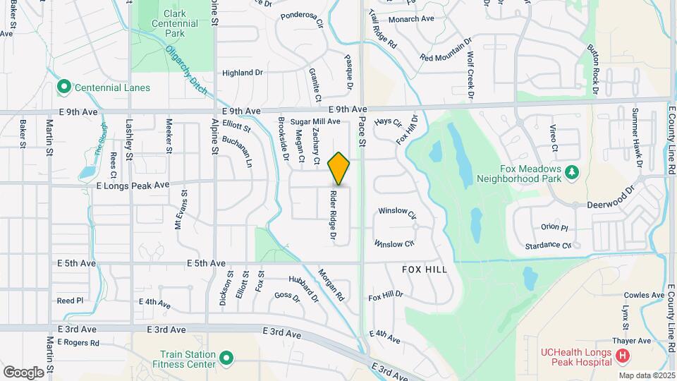 500 Rider Ridge Dr Map and Location Details