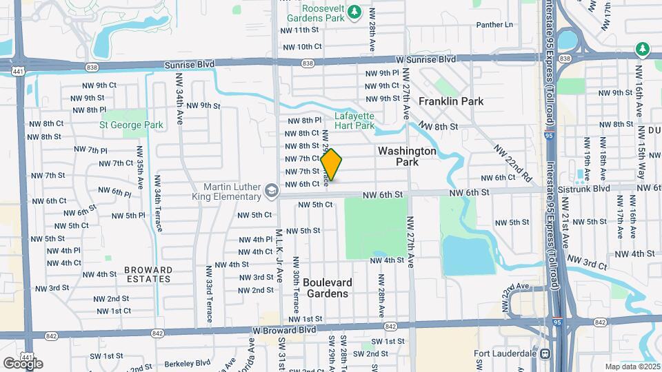 2898 NW 6th Ct Map and Location Details