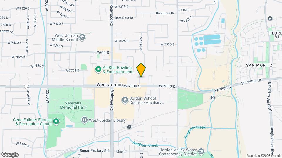 7723 S 1530 W Map and Location Details