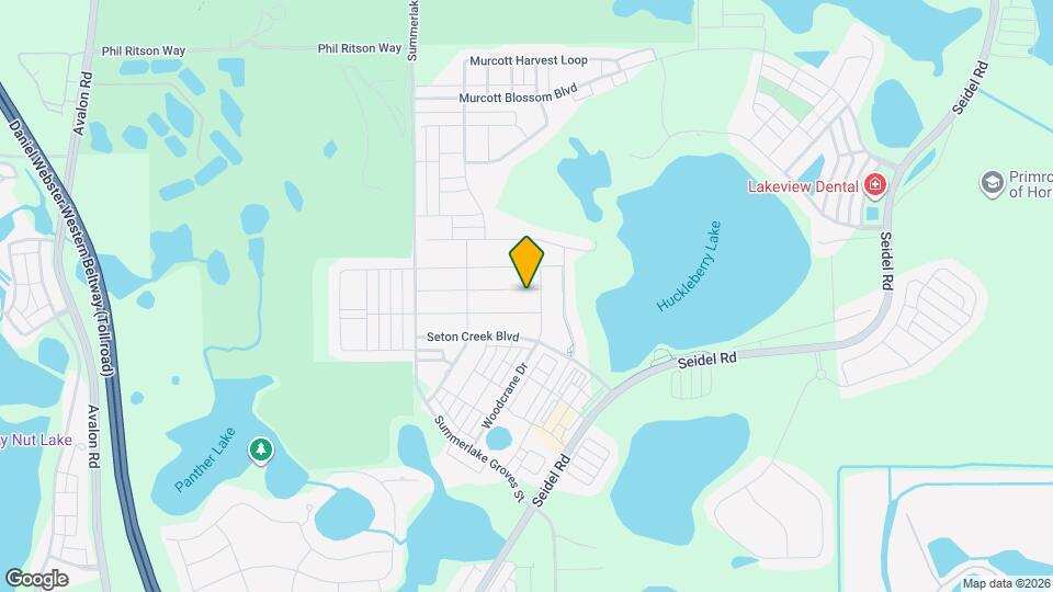 14612 Glade Hill Park Way Map and Location Details