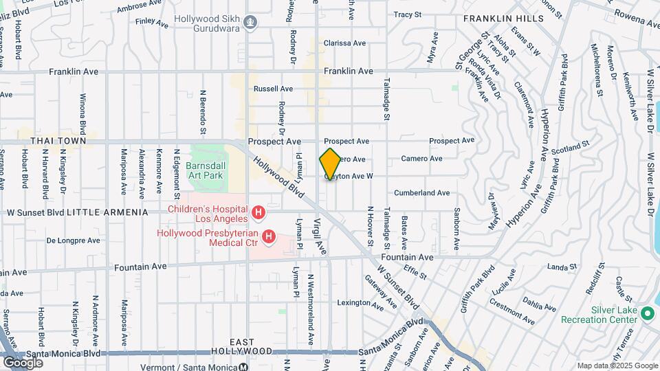 1543 Rosalia Rd Map and Location Details