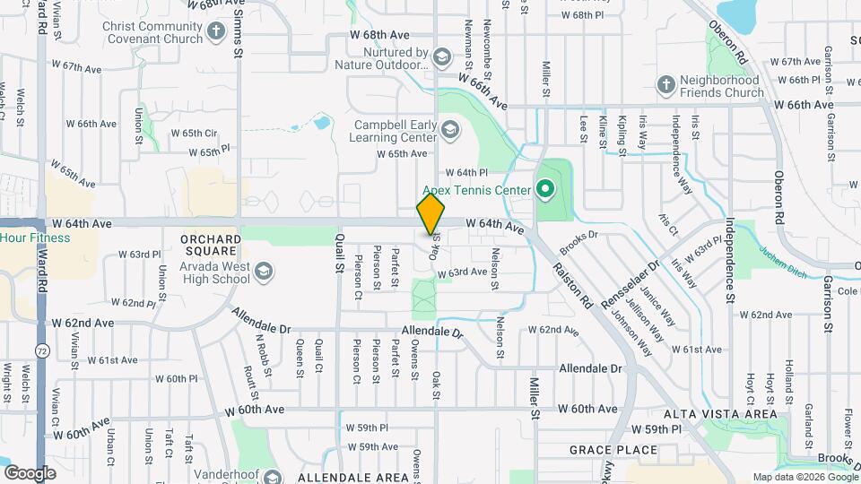 6385 Oak St Map and Location Details