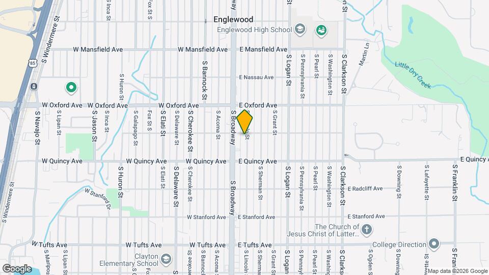 4205 S Lincoln St Map and Location Details