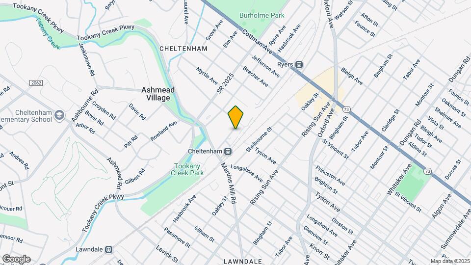521 Woodland Ave, Unit B Map and Location Details