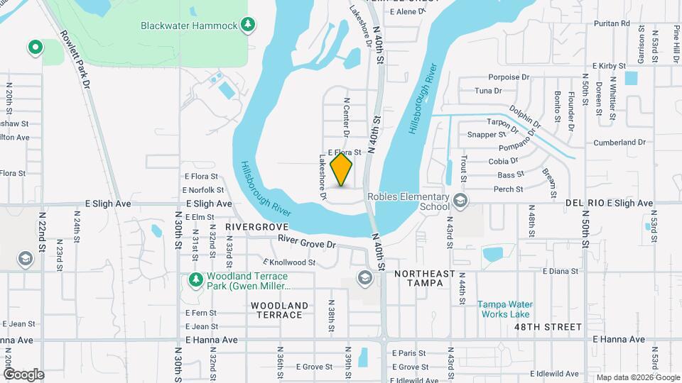 3811 E Norfolk St Map and Location Details