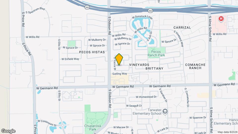 1933 W Thompson Way Map and Location Details