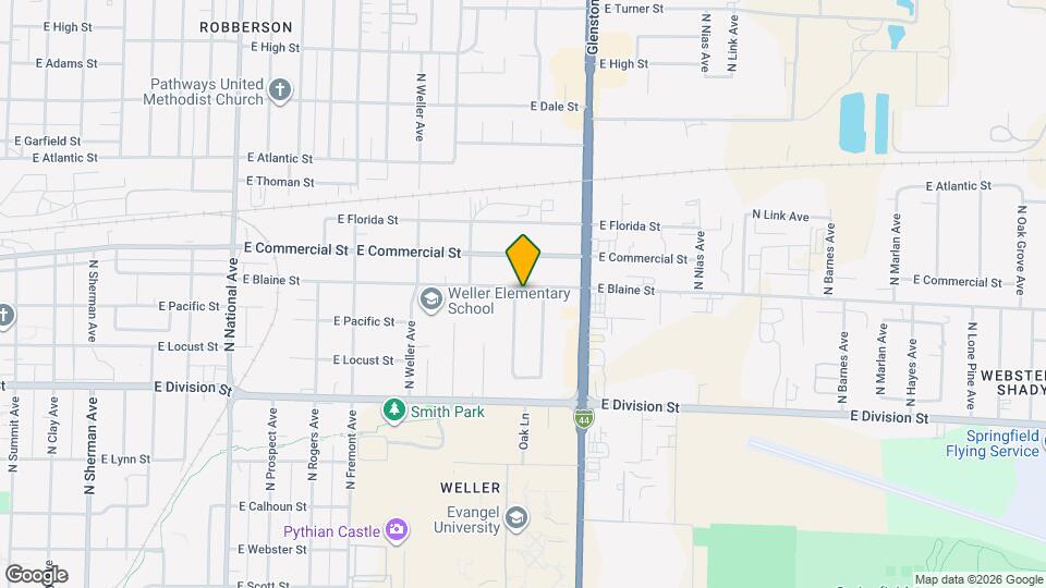 1736 N Kentwood Ave Mapa y Detalles de la Ubicación