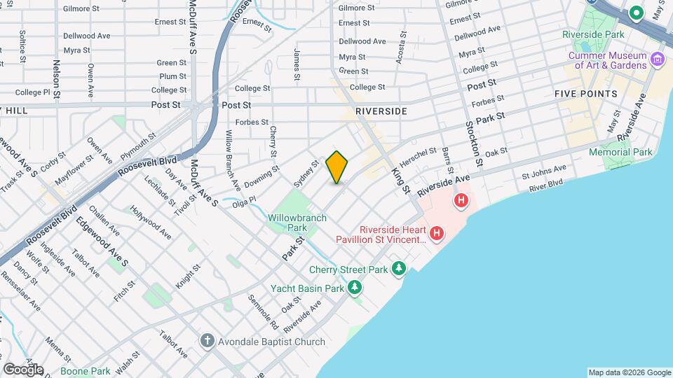 2805 Park St Map and Location Details