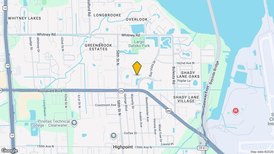 15950 Bay Vista Dr Mapa y Detalles de la Ubicación