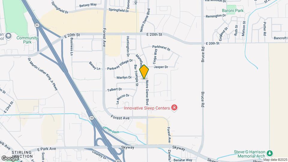 2290 Notre Dame Blvd Map and Location Details