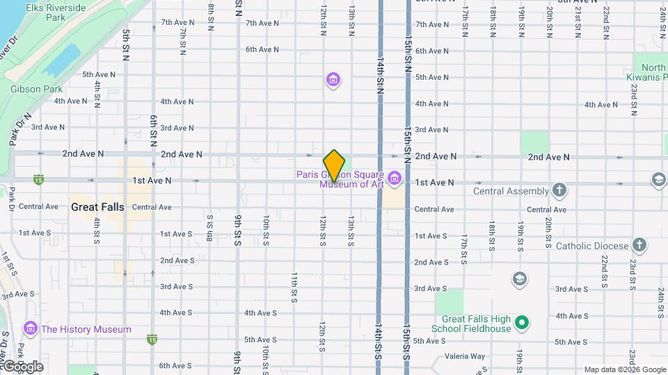 1208-1210 1st Ave N Map and Location Details