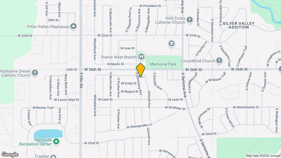 3 Bed 2 Bath home with Double Garage Map and Location Details