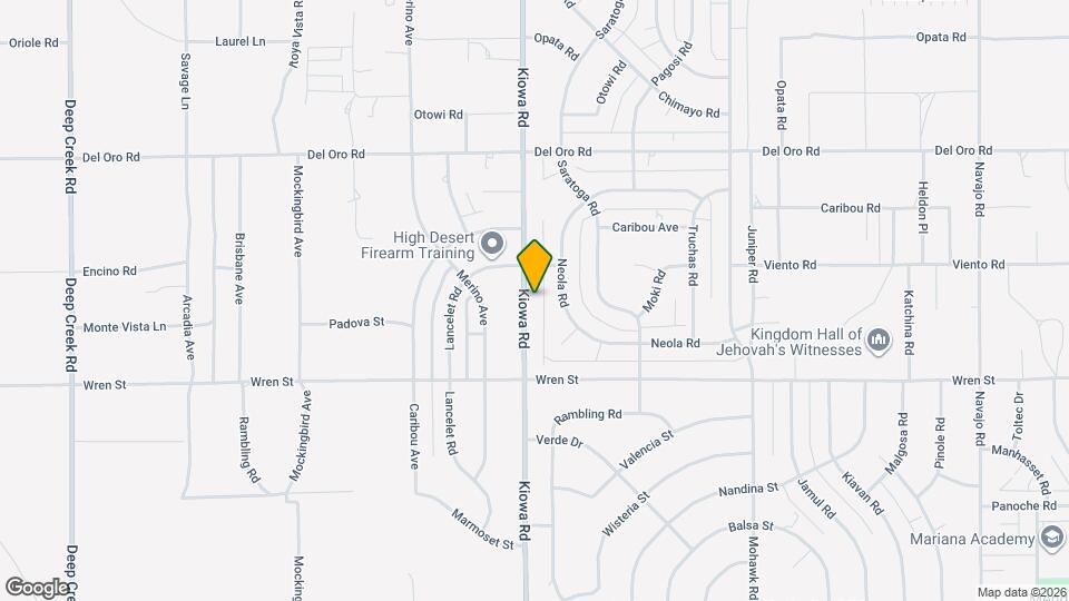 11045 Kiowa Rd Map and Location Details