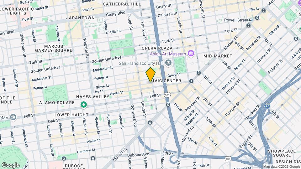 325 Franklin St Map and Location Details