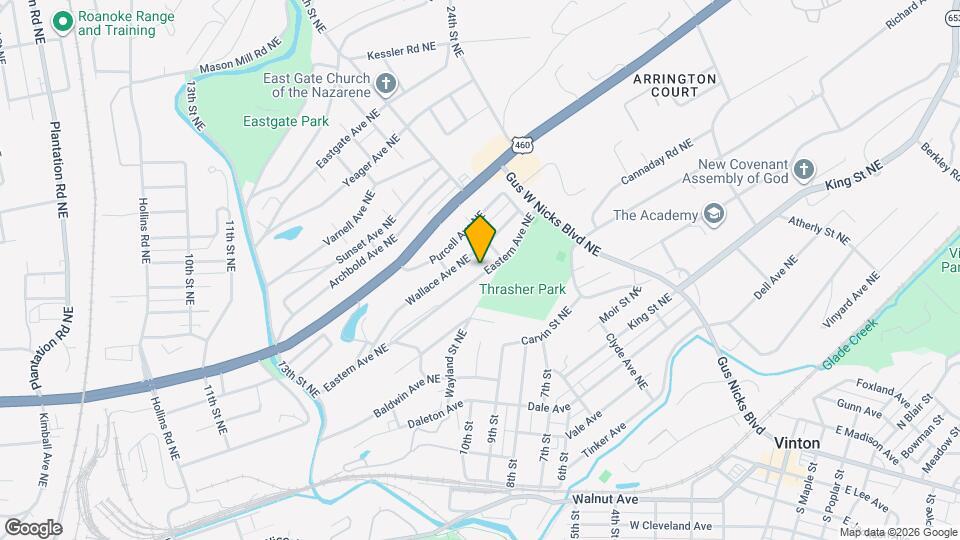 1824 Eastern Ave NE Map and Location Details