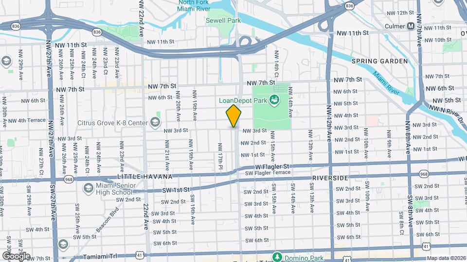 1702 NW 3rd St Map and Location Details