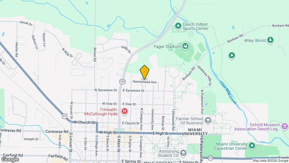 206 Homestead Ave Map and Location Details