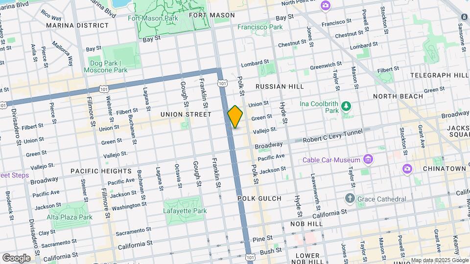 2300 Van Ness Ave Mapa y Detalles de la Ubicación
