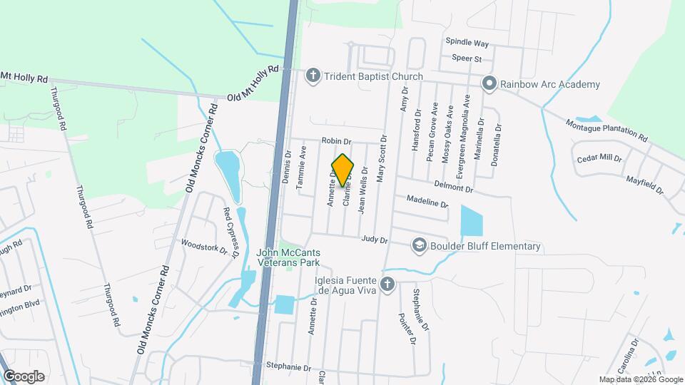 421 Clarine Dr Map and Location Details