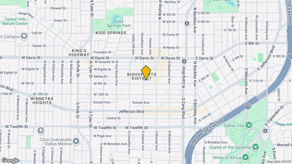 435 W 9th St Map and Location Details