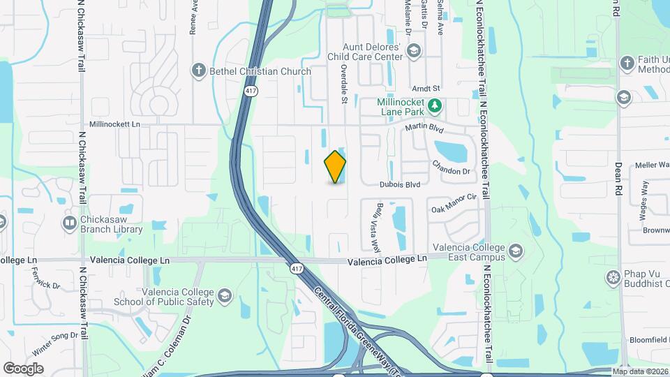 1019 Great Shady Ln Map and Location Details