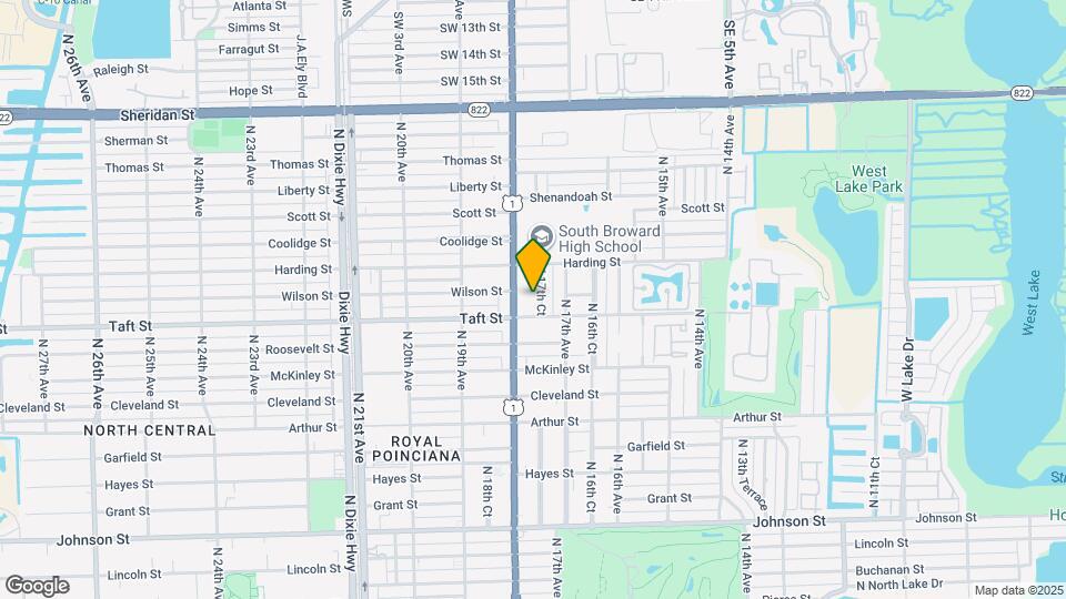 1750 N 17th Ct Map and Location Details