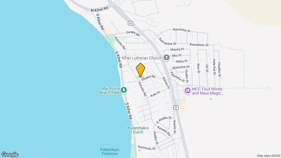 95 Ohukai Rd Map and Location Details