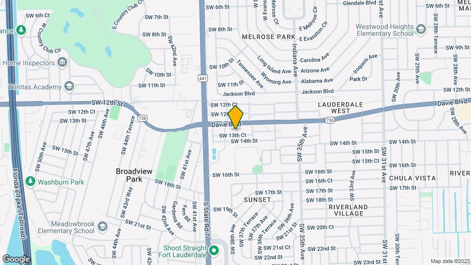 3801 SW 13th Ct Map and Location Details