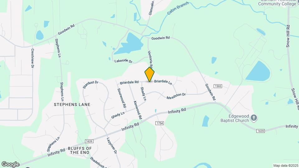 1230 Briardale Rd Map and Location Details