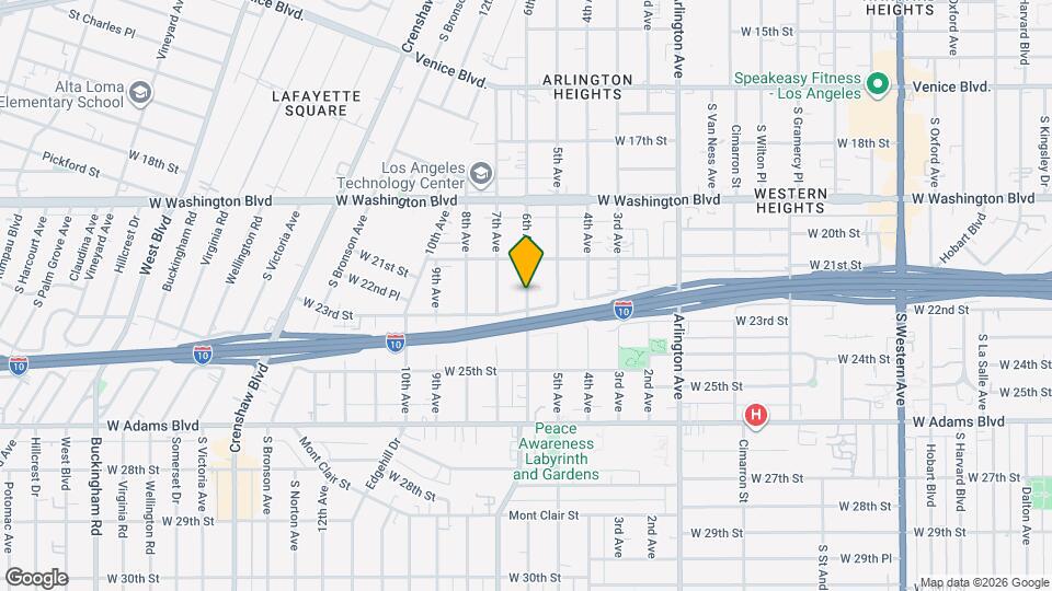 2211 6th Ave Map and Location Details