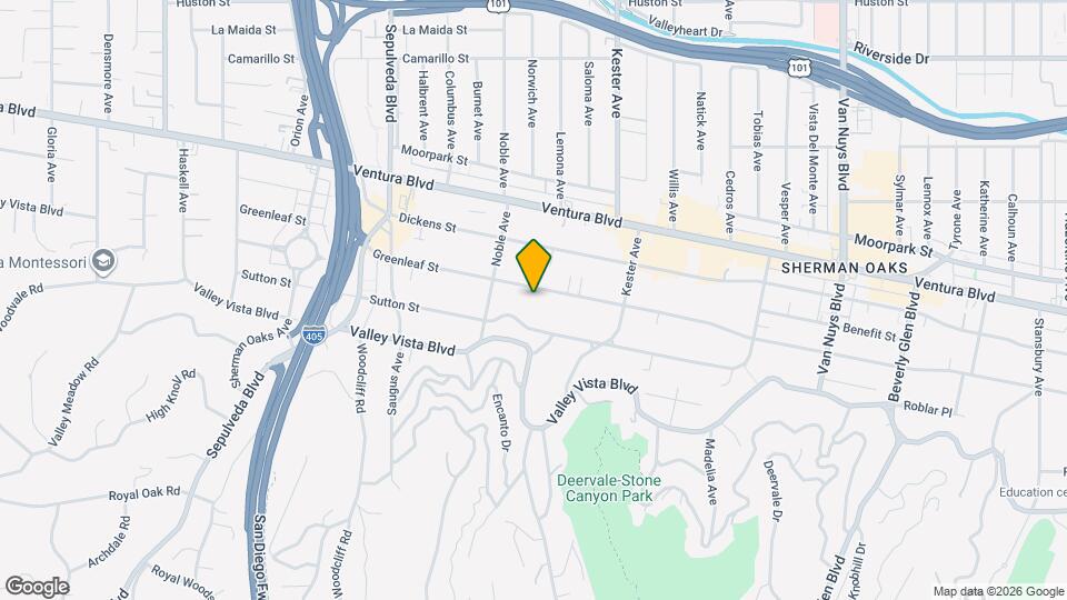 15008 Greenleaf St Map and Location Details