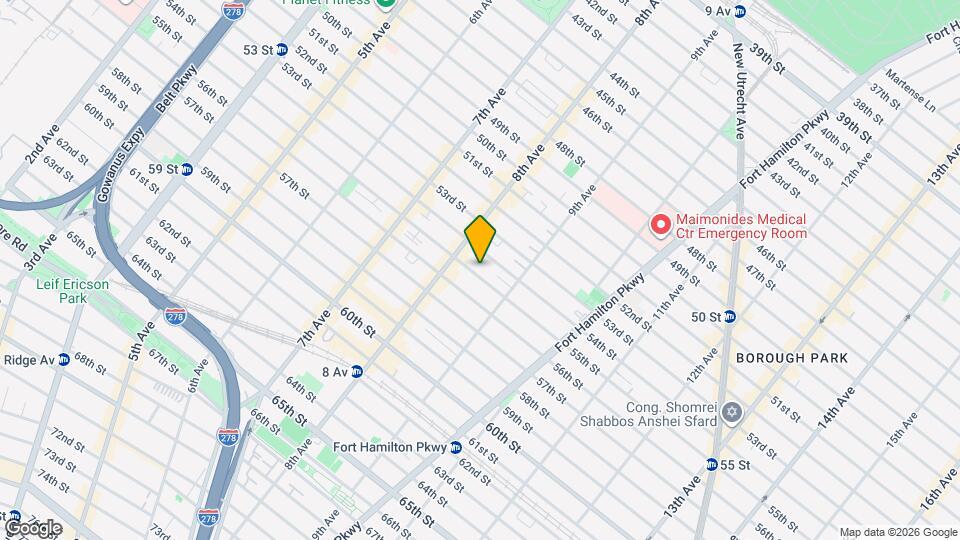 837 55th St Map and Location Details